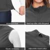 image33000ft Womens Running Vest Fleece Lined Zip Up Windproof Lightweight Softshell Vests Outerwear for Golf Hiking SportsDark Grey