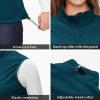 image33000ft Womens Running Vest Fleece Lined Zip Up Windproof Lightweight Softshell Vests Outerwear for Golf Hiking SportsTeal