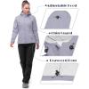image33000ft Womens Softshell Jacket Fleece Lined Warm Jacket Light Hooded Windproof Coat for Outdoor HikingLilac Purple