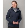 image33000ft Womens Softshell Jacket Fleece Lined Warm Jacket Light Hooded Windproof Coat for Outdoor HikingMidnight Blue Heather