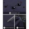 image33000ft Womens Softshell Long Jacket with Hood Fleece Lined Windproof Warm up Waterproof WindbreakerDeep Blue