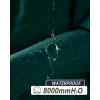 image33000ft Womens Softshell Long Jacket with Hood Fleece Lined Windproof Warm up Waterproof WindbreakerDeep Green