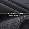 image33000ft Womens Softshell Long Jacket with Hood Fleece Lined Windproof Warm up Waterproof WindbreakerGrey