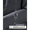 image33000ft Womens Softshell Long Jacket with Hood Fleece Lined Windproof Warm up Waterproof WindbreakerGrey
