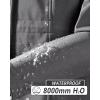 image33000ft Womens Softshell Long Jacket with Hood Fleece Lined Windproof Warm up Waterproof WindbreakerGrey Melange