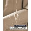 image33000ft Womens Softshell Long Jacket with Hood Fleece Lined Windproof Warm up Waterproof WindbreakerKhaki