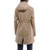 image33000ft Womens Softshell Long Jacket with Hood Fleece Lined Windproof Warm up Waterproof WindbreakerKhaki