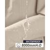 image33000ft Womens Softshell Long Jacket with Hood Fleece Lined Windproof Warm up Waterproof WindbreakerLight Khaki