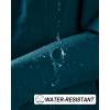 image33000ft Womens Softshell Long Jacket with Hood Fleece Lined Windproof Warm up Waterproof WindbreakerModern Blue