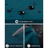image33000ft Womens Softshell Long Jacket with Hood Fleece Lined Windproof Warm up Waterproof WindbreakerModern Blue
