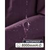 image33000ft Womens Softshell Long Jacket with Hood Fleece Lined Windproof Warm up Waterproof WindbreakerPurplish Red