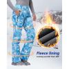 image33000ft Womens Softshell Snow Pants Waterproof Warm Ski Pants Insulated Ripstop Snowboard Winter PantsBlue Camo