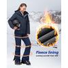 image33000ft Womens Softshell Snow Pants Waterproof Warm Ski Pants Insulated Ripstop Snowboard Winter PantsDark Blue