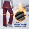 image33000ft Womens Softshell Snow Pants Waterproof Warm Ski Pants Insulated Ripstop Snowboard Winter PantsRaspberry Red