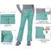 image33000ft Womens Softshell Snow Pants Waterproof Warm Ski Pants Insulated Ripstop Snowboard Winter PantsTurquoise