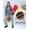 image33000ft Womens Softshell Snow Pants Waterproof Warm Ski Pants Insulated Ripstop Snowboard Winter PantsTurquoise