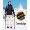 image33000ft Womens Softshell Snow Pants Waterproof Warm Ski Pants Insulated Ripstop Snowboard Winter PantsWhite