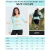 image33000ft Womens UPF 50 Sun Protection Jacket Lightweight Hoodie Zip Long Sleeve Athletic Shirt for Hiking RunningBlue