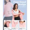 image33000ft Womens UPF 50 Sun Protection Jacket Lightweight Hoodie Zip Long Sleeve Athletic Shirt for Hiking RunningPink