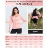 image33000ft Womens UPF 50 Sun Protection Jacket Lightweight Hoodie Zip Long Sleeve Athletic Shirt for Hiking RunningPink