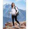 image33000ft Womens UPF 50 Sun Protection Jacket Lightweight Hoodie Zip Long Sleeve Athletic Shirt for Hiking RunningSnow White