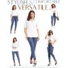 image33000ft Womens UPF 50 UV Long Sleeve Sun Protection Safari Shirts Quick Dry Outdoor Fishing Hiking Travel ShirtWhite