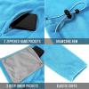 image33000ft Womens Zip Up Fleece Jacket Long Sleeve Warm Soft Polar Lightweight Coat with Pockets for WinterBlue