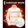 image33000ft Womens Zip Up Fleece Jacket Long Sleeve Warm Soft Polar Lightweight Coat with Pockets for WinterCream