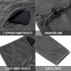 image33000ft Womens Zip Up Fleece Jacket Long Sleeve Warm Soft Polar Lightweight Coat with Pockets for WinterDark Grey Heather