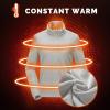 image33000ft Womens Zip Up Fleece Jacket Long Sleeve Warm Soft Polar Lightweight Coat with Pockets for WinterLight Grey