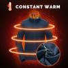 image33000ft Womens Zip Up Fleece Jacket Long Sleeve Warm Soft Polar Lightweight Coat with Pockets for WinterMidnight Blue