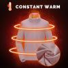 image33000ft Womens Zip Up Fleece Jacket Long Sleeve Warm Soft Polar Lightweight Coat with Pockets for WinterPink