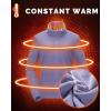 image33000ft Womens Zip Up Fleece Jacket Long Sleeve Warm Soft Polar Lightweight Coat with Pockets for WinterPurple