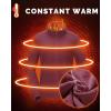 image33000ft Womens Zip Up Fleece Jacket Long Sleeve Warm Soft Polar Lightweight Coat with Pockets for WinterRed Berry