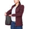 image33000ft Womens Zip Up Fleece Jacket Long Sleeve Warm Soft Polar Lightweight Coat with Pockets for WinterWine