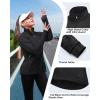 image33000ft Womens Zip Up Lightweight Athletic Workout Yoga Cycling Track Running Jacket Waterproof Windproof ReflectiveBlack