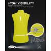 image33000ft Womens Zip Up Lightweight Athletic Workout Yoga Cycling Track Running Jacket Waterproof Windproof ReflectiveGreenish Yellow