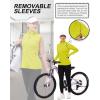 image33000ft Womens Zip Up Lightweight Athletic Workout Yoga Cycling Track Running Jacket Waterproof Windproof ReflectiveGreenish Yellow