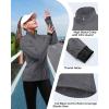 image33000ft Womens Zip Up Lightweight Athletic Workout Yoga Cycling Track Running Jacket Waterproof Windproof ReflectiveGrey