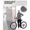 image33000ft Womens Zip Up Lightweight Athletic Workout Yoga Cycling Track Running Jacket Waterproof Windproof ReflectiveGrey