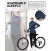 image33000ft Womens Zip Up Lightweight Athletic Workout Yoga Cycling Track Running Jacket Waterproof Windproof ReflectiveMidnight Blue