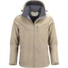 image33000ft Mens Softshell Jacket with Hood Fleece Lined Windbreaker Lightweight Waterproof Jackets for HikingLight Khaki