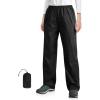 image33000ft Packable Rain Pants for Women Waterproof Pants Lightweight Rain Over Pants Outdoor Windproof Pant for Golf HikingBlack