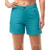 image33000ft Womens Golf Shorts 5 Inch Inseam Quick Dry Ladies Stretch Packable Hiking Casual with 4 PocketsBlue Green