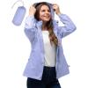 image33000ft Womens Rain Jacket Waterproof Lightweight Packable Raincoat with Hood for Golf Hiking Travel WindbreakerLight Purple