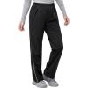 image33000ft Womens Rain Pants Lightweight Breathable Waterproof Pants Windproof Overall Pant for Hiking cyclin Golf OutdoorBlack