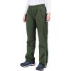 image33000ft Womens Rain Pants Lightweight Waterproof Rain Over Pants Windproof Hiking Pants for Outdoor Fishing Rainy DayArmy Green