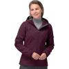 image33000ft Womens Softshell Jacket Fleece Lined Warm Jacket Light Hooded Windproof Coat for Outdoor HikingWine Red