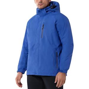 image33000ft Mens 3 in 1 Ski Jakcets with Fleece Jackets Winter Windbreaker Snow Coat Parka for Hiking SonwboardBlue