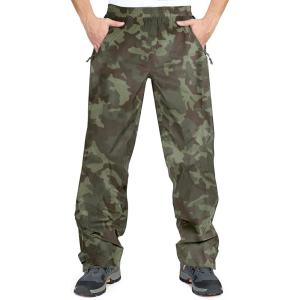 image33000ft Mens Rain Pants Waterproof Rain Over Pants Windproof Outdoor Pants for Hiking FishingCamouflage